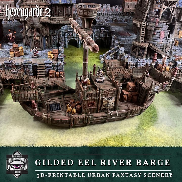 Hexengarde - The 'Gilded Eel' River Barge