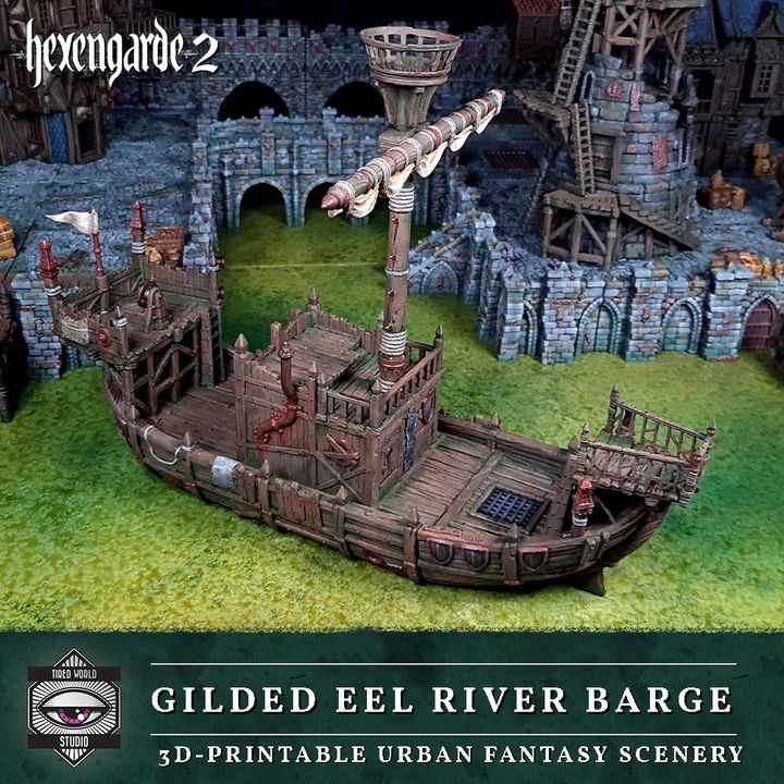 Hexengarde - The 'Gilded Eel' River Barge