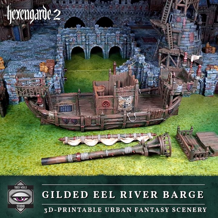 Hexengarde - The 'Gilded Eel' River Barge
