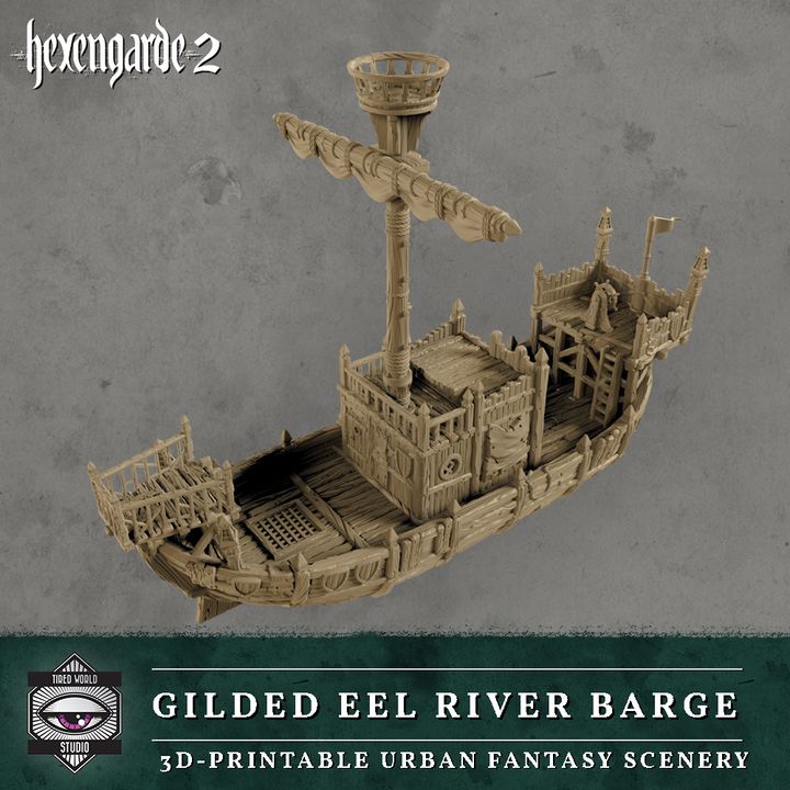 Hexengarde - The 'Gilded Eel' River Barge