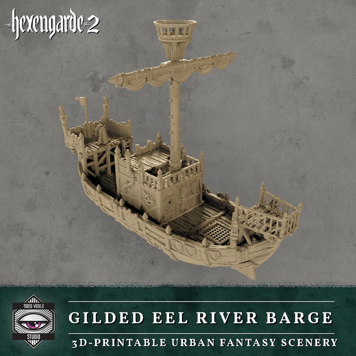 Hexengarde - The 'Gilded Eel' River Barge