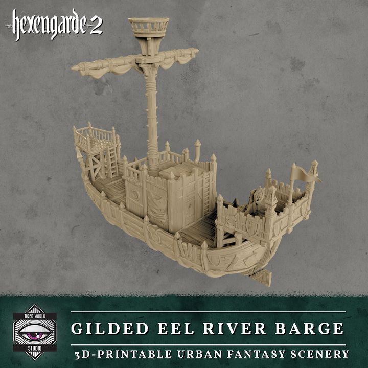 Hexengarde - The 'Gilded Eel' River Barge