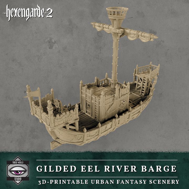 Hexengarde - The 'Gilded Eel' River Barge