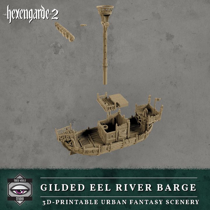 Hexengarde - The 'Gilded Eel' River Barge