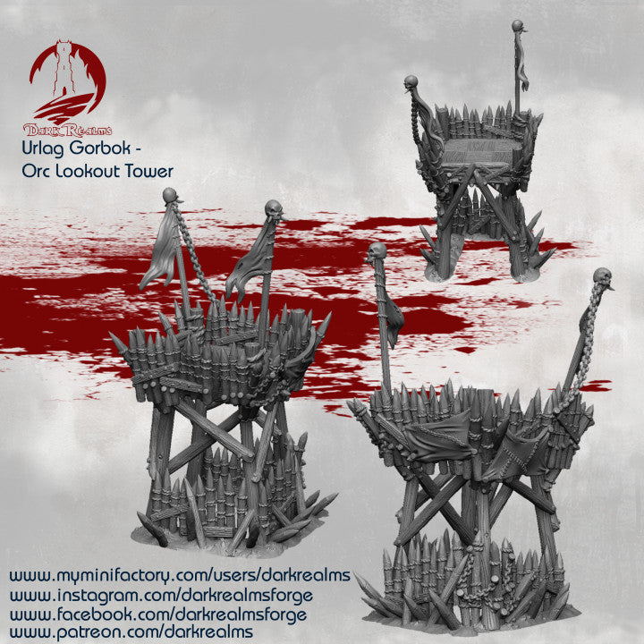 Dark Realms Urlag Gorbok – Orc Lookout Tower