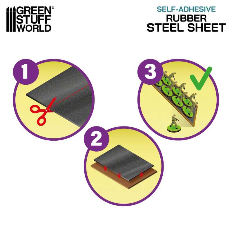 Magnetic Sheet COMBO - Self Adhesive