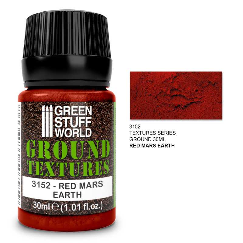 Red Mars Earth Textured Paint 30ml